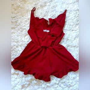 Reverse - Red Romper